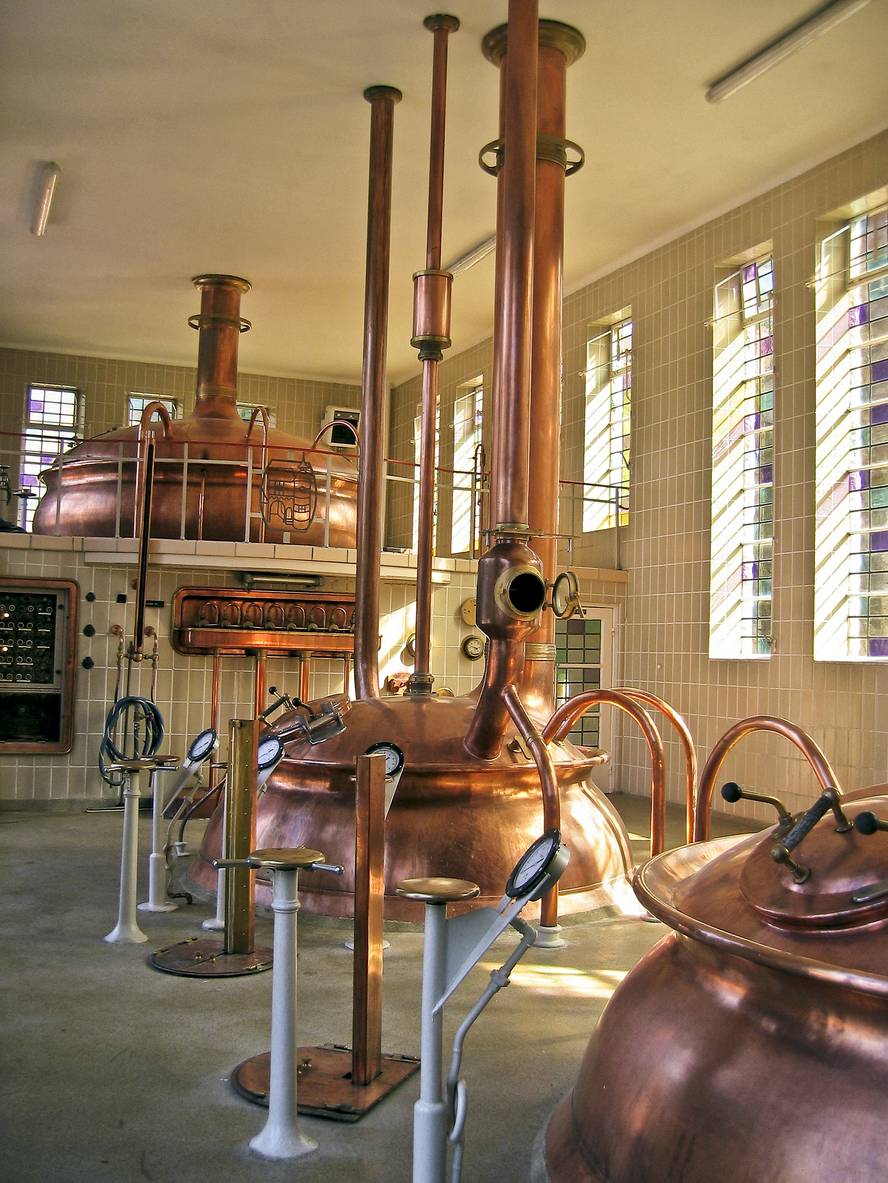 Salle de brassage